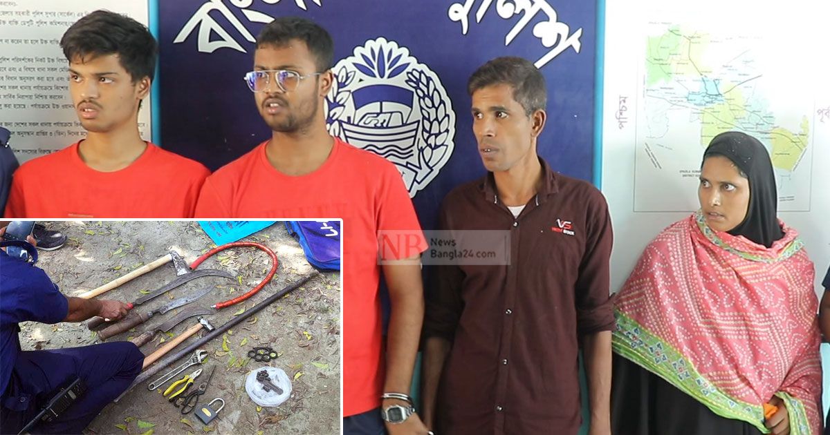 সাংবাদিকের-বাড়িতে-হামলা-অস্ত্রসহ-আটক-৪