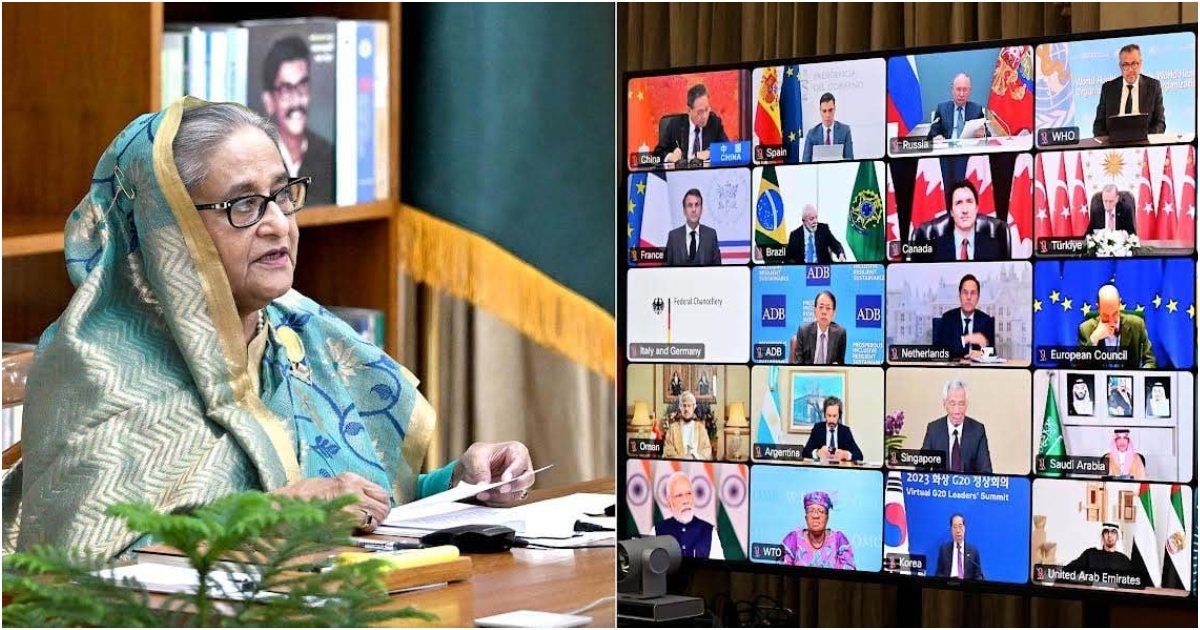 মানবতা বাঁচাতে যুদ্ধকে দৃঢ়ভাবে না বলুন: প্রধানমন্ত্রী