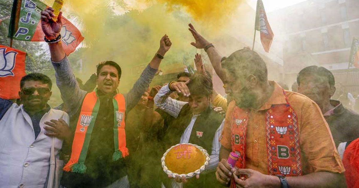 Assembly-elections-BJP-leads-in-three-states-Congress-in-one