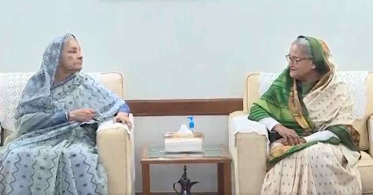 প্রধানমন্ত্রীর-সঙ্গে-দেখা-করতে-রওশন-এরশাদ-গণভবনে-