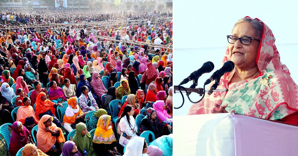 শ্বশুরবাড়িতে-আঞ্চলিক-ভাষায়-নৌকায়-ভোট-চাইলেন-শেখ-হাসিনা