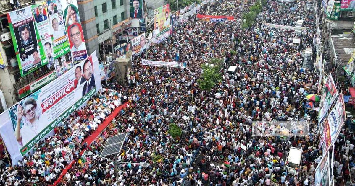 উত্তাল বছর শান্তভাবে শেষ হলেও সরকার পতনের সংকল্পে অটুট বিএনপি