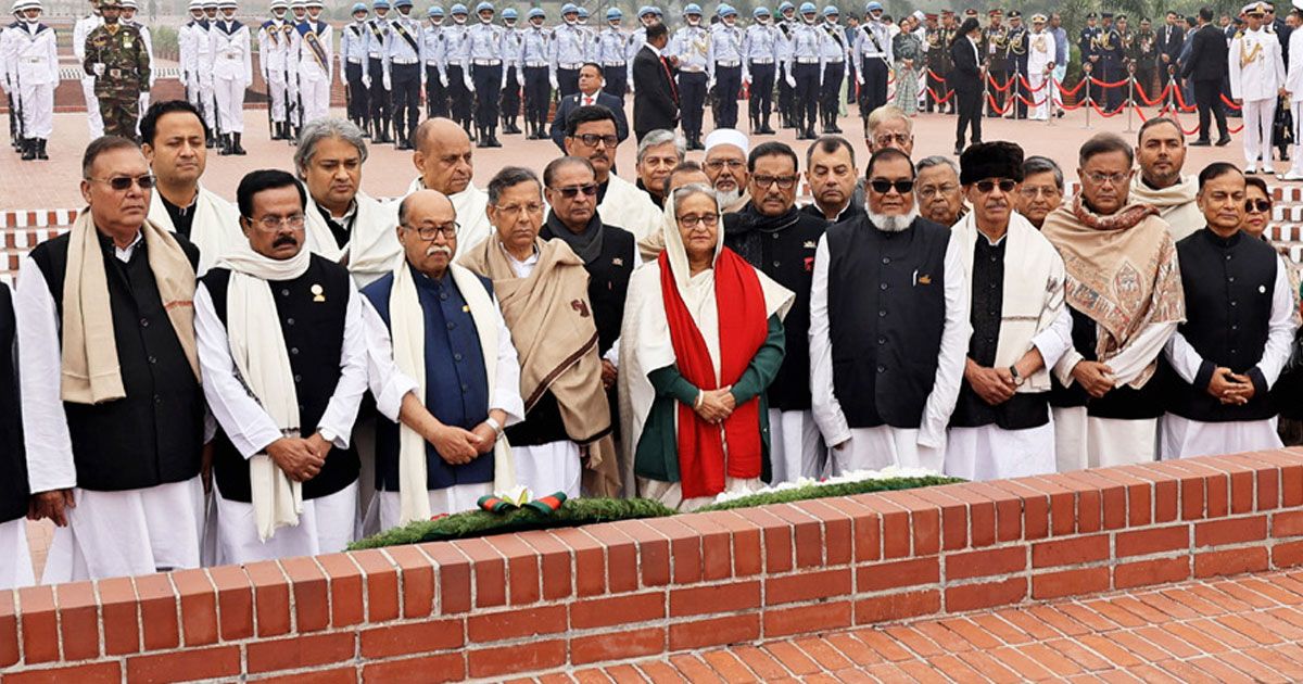 জাতীয়-স্মৃতিসৌধে-শ্রদ্ধা-মন্ত্রিসভার-সদস্যদের