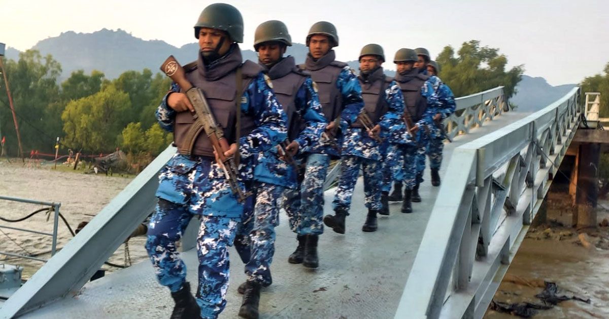 মিয়ানমারে অস্থিরতা: রোহিঙ্গা অনুপ্রবেশ ঠেকাতে সতর্ক কোস্টগার্ড