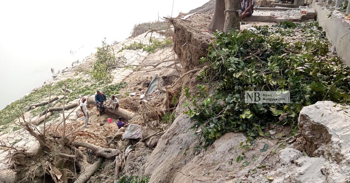 নদীভাঙন-ঠেকাতে-গিয়ে-আরও-বাড়িয়ে-দিলেন-ঠিকাদার