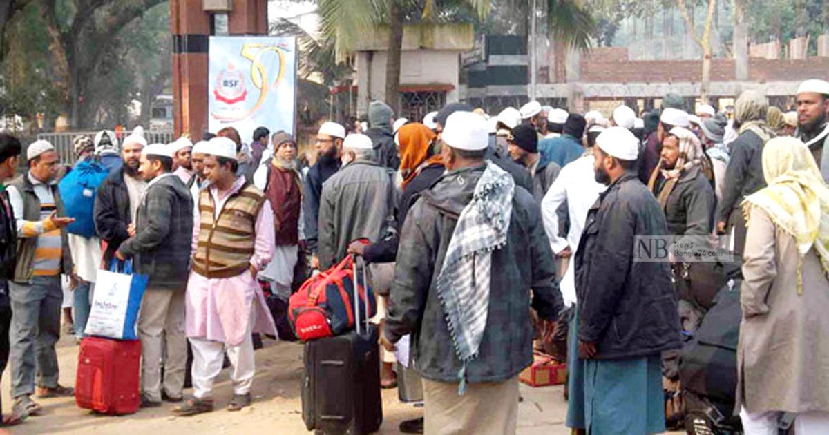 বেনাপোল দিয়ে আসছে ভারতীয় মুসল্লির কাফেলা