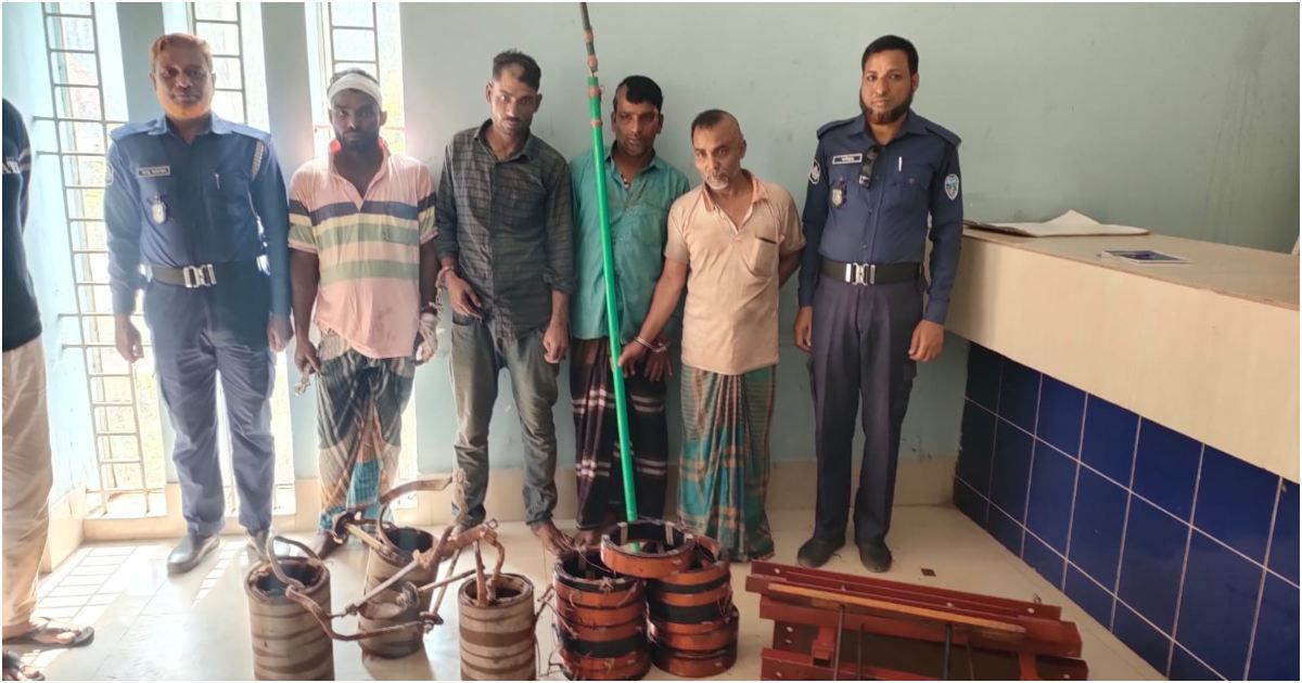 সরাইলে-বিদ্যুৎ-ট্রান্সফরমার-চোর-চক্রের-চারজন-গ্রেপ্তার