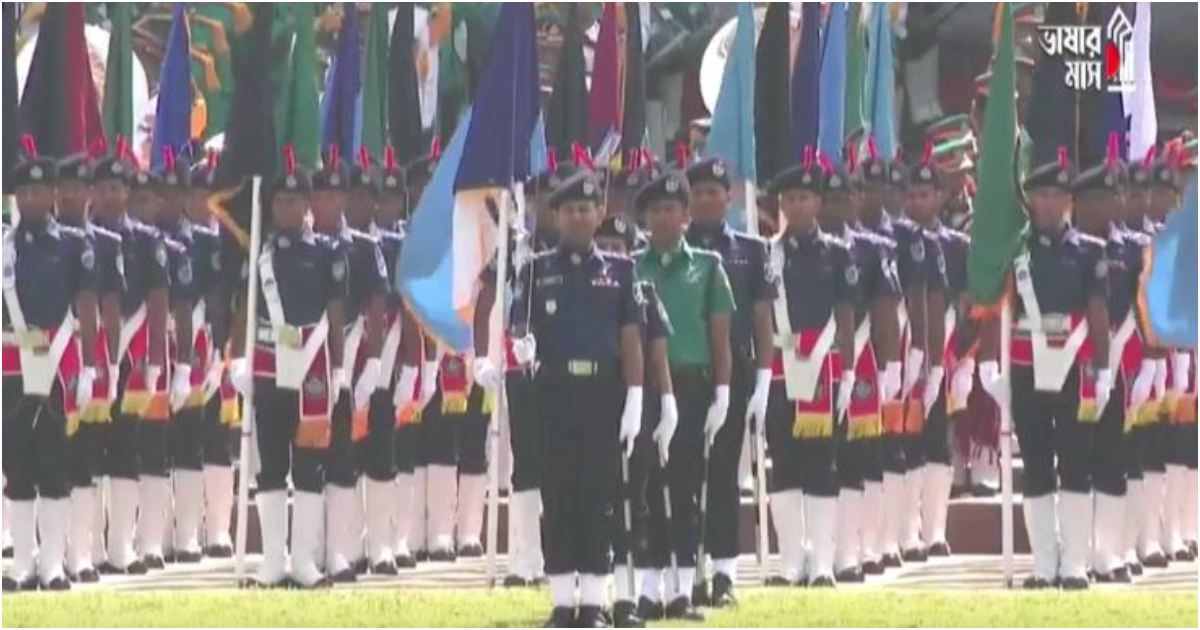 বার্ষিক প্যারেডের মধ্য দিয়ে শুরু পুলিশ সপ্তাহ