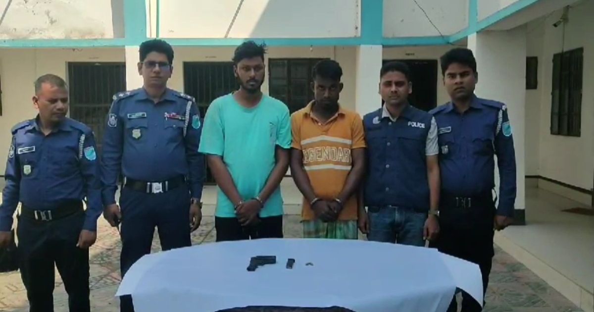 মুন্সীগঞ্জে-বিদেশি-পিস্তল-ও-গুলিসহ-দুজন-আটক