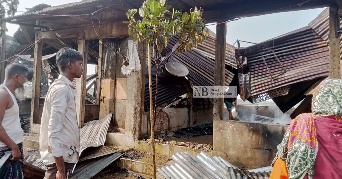 গ্যাস-সিলিন্ডার-বিস্ফোরণে-সুনামগঞ্জে-৯-দোকান-ভস্মীভূত
