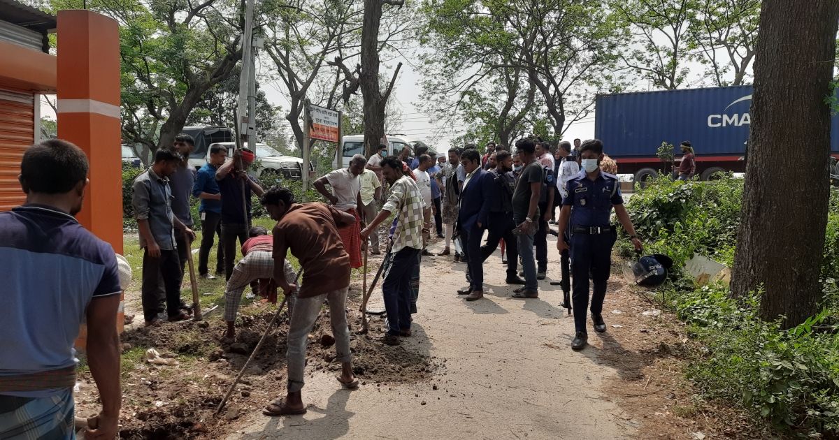 গজারিয়া সব অবৈধ গ্যাস সংযোগ বিচ্ছিন্ন