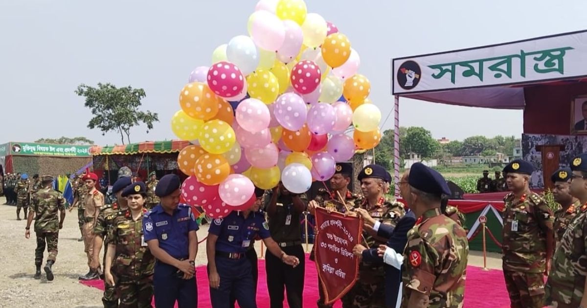 কুমিল্লায় সপ্তাহব্যাপী সেনাবাহিনীর সমরাস্ত্র প্রদর্শনী