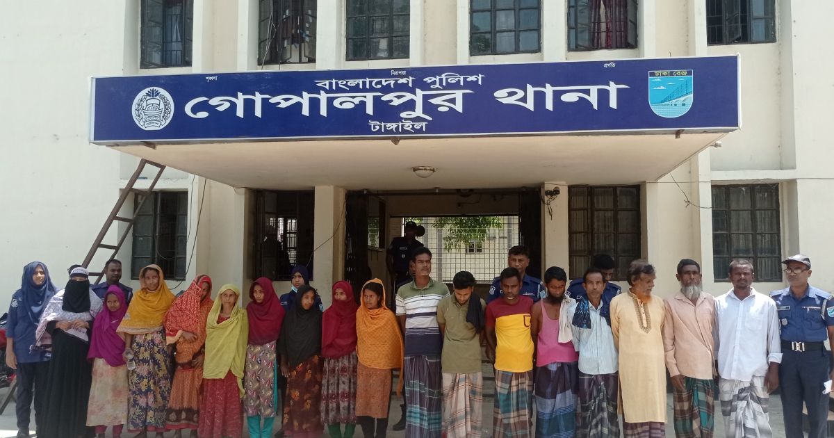 16-people-were-arrested-for-attacking-four-people-including-the-police-in-Tangail