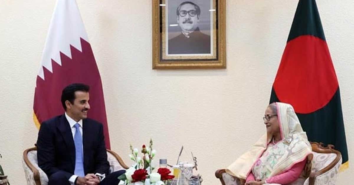 প্রধানমন্ত্রীর-কার্যালয়ে-কাতারের-আমির