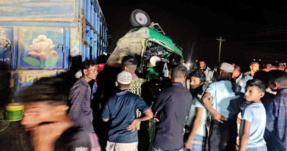 Two-passengers-of-an-autorickshaw-were-killed-after-being-hit-by-a-truck-in-Sylhet
