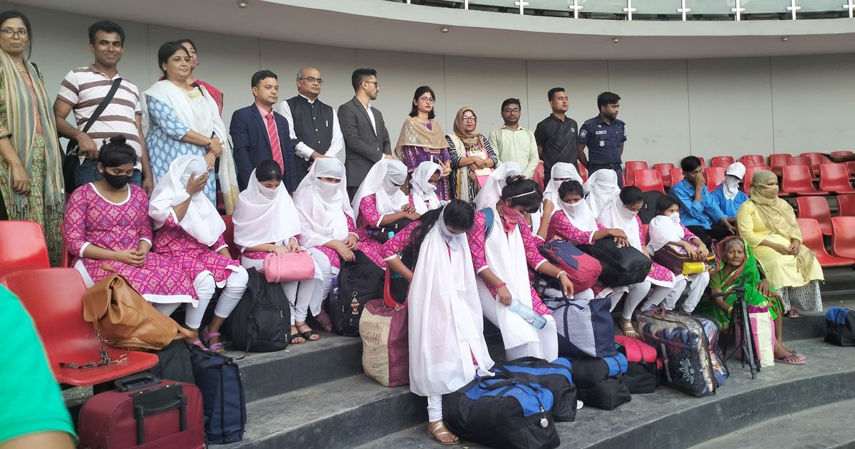 ভারতে সাজা ভোগ শেষে দেশে ফিরলেন ২০ নারী ও শিশু