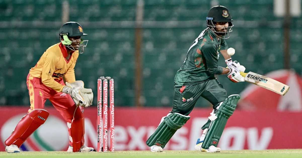 হৃদয়-জাকেরের ব্যাটে বাংলাদেশের সংগ্রহ ১৬৫