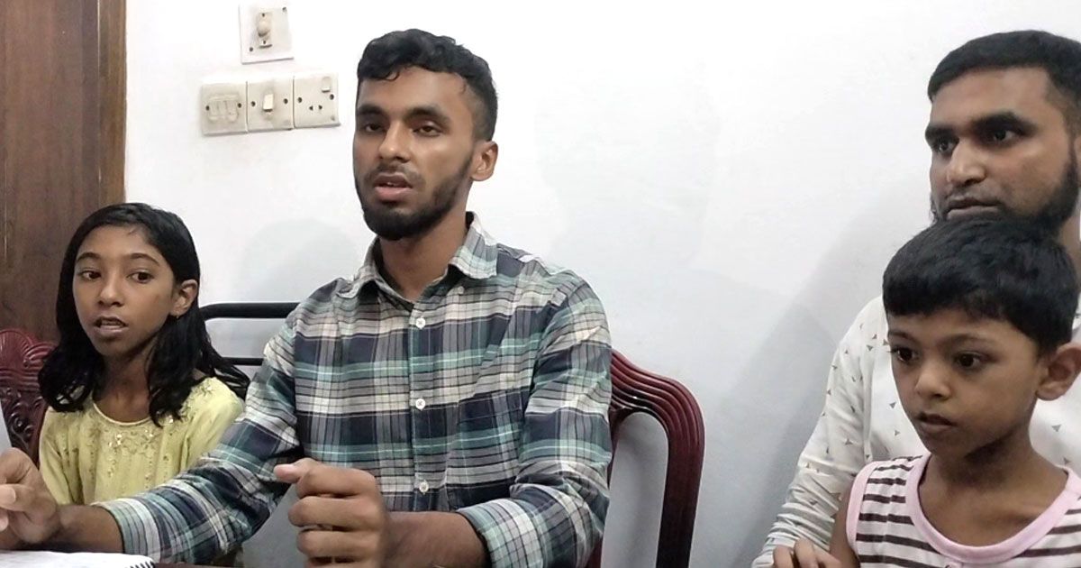 মাদারীপুরে মা হত্যার বিচার চাইল দুই শিশু