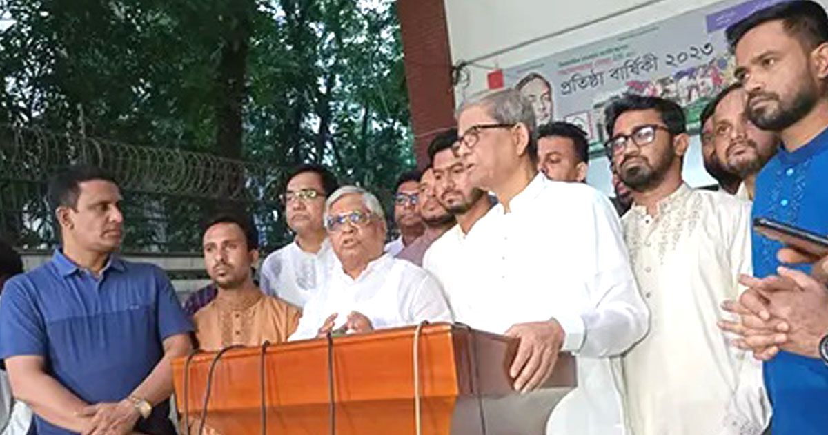 জনগণের শক্তিতে ভর করেই আন্দোলন করছি: ফখরুল