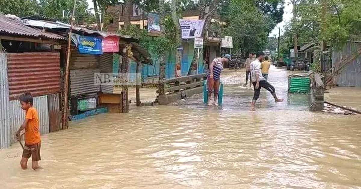 মৌলভীবাজারে অতিবৃষ্টিতে পানিবন্দি বড়লেখাবাসী