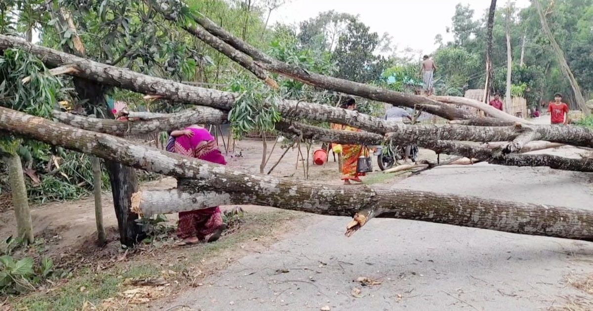 কালবৈশাখীর তাণ্ডবে লণ্ডভণ্ড ২০ গ্রাম, নারীর প্রাণহানি