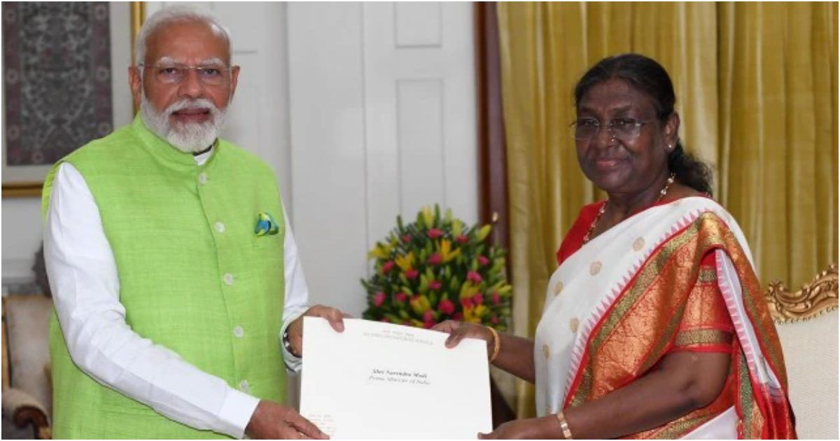 রাষ্ট্রপতি-মুর্মুর-কাছে-পদত্যাগপত্র-জমা-প্রধানমন্ত্রী-মোদির
