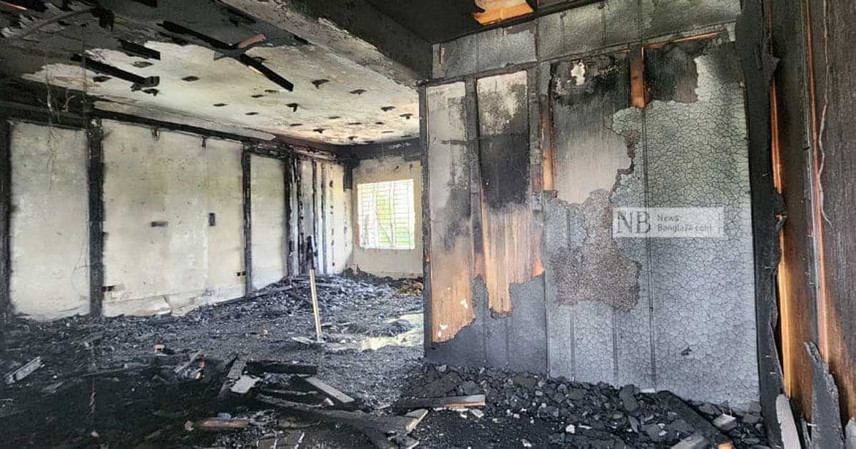 নাটোর সার্কিট হাউসে আগুন