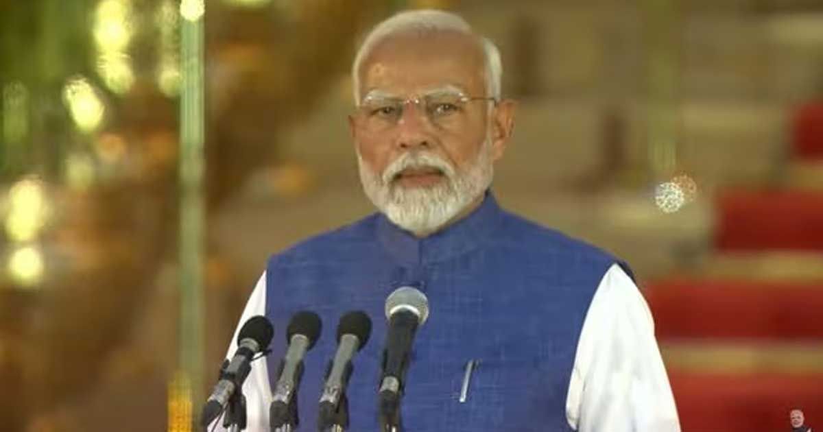 ভারতের-প্রধানমন্ত্রী-হিসেবে-শপথ-নিলেন-মোদি