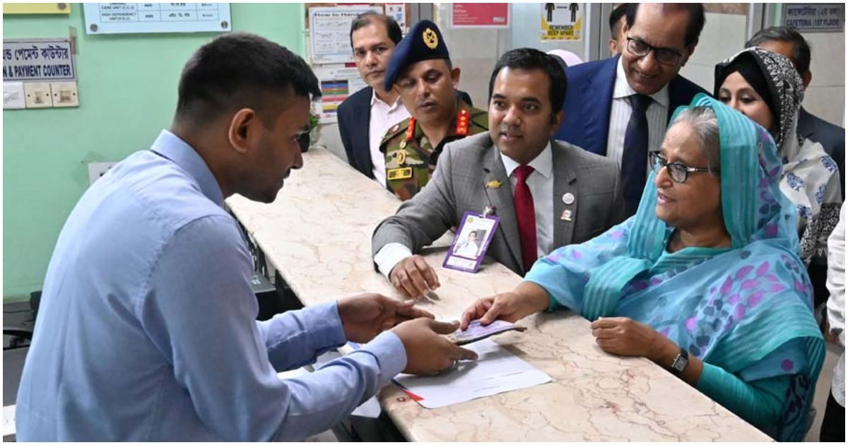 গাজীপুরের-ফজিলাতুন্নেসা-হাসপাতালে-রুটিন-চেকআপ-প্রধানমন্ত্রীর