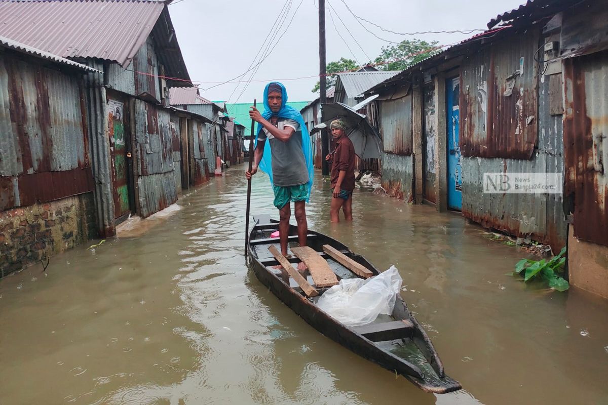 হাওরে বাড়ছে পানি, সুনামগঞ্জে বন্যা পরিস্থিতির অবনতি