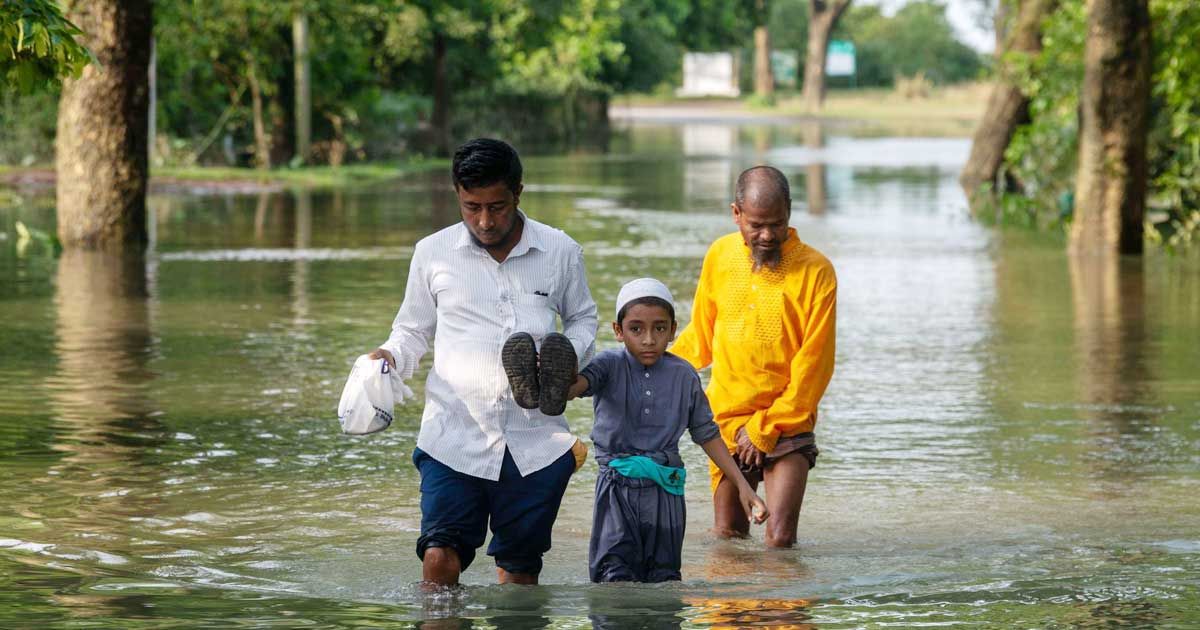 সিলেটে নদীর পানি কমছে, বন্যা পরিস্থিতির উন্নতি
