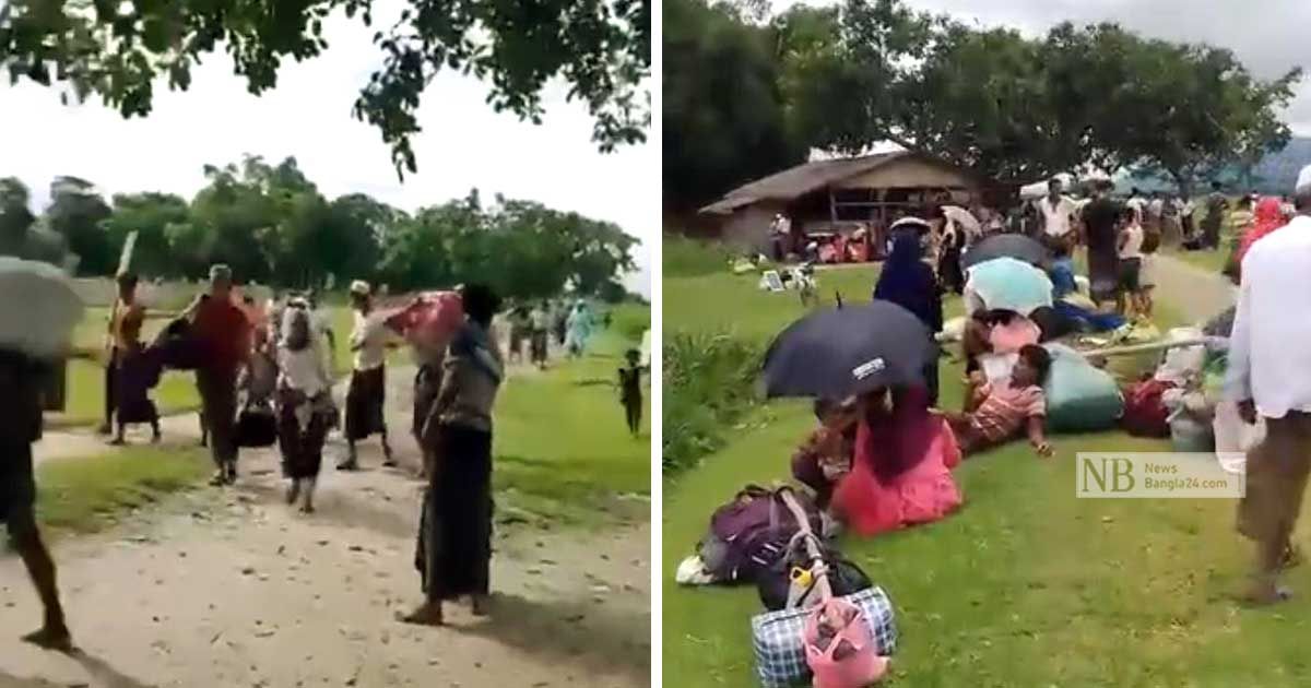 রাখাইনে-সংঘাত-সীমান্তে-ফের-জড়ো-হচ্ছে-রোহিঙ্গারা