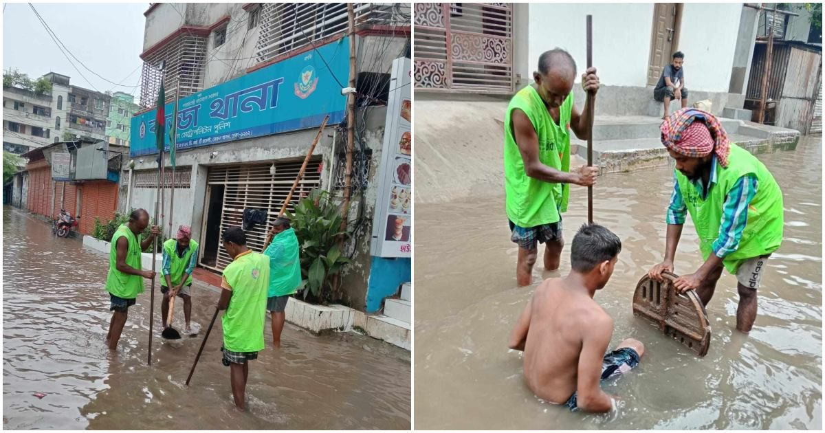 বৃষ্টির-পানি-সরাচ্ছেন-৫-হাজার-পরিচ্ছন্নতাকর্মী-ডিএনসিসি 