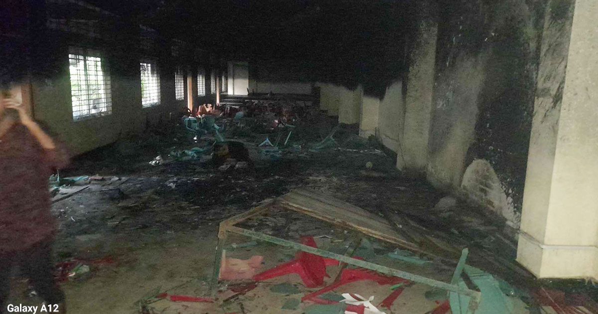নোয়াখালী-জেলা-আওয়ামী-লীগ-অফিসে-ভাংচুর-আগুন
