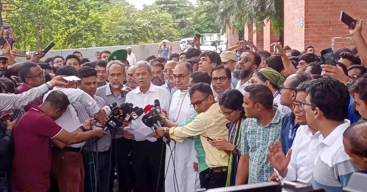 অন্তর্বর্তীকালীন সরকারের নেতৃত্বে সফল হবেন অধ্যাপক ইউনূস: ফখরুল