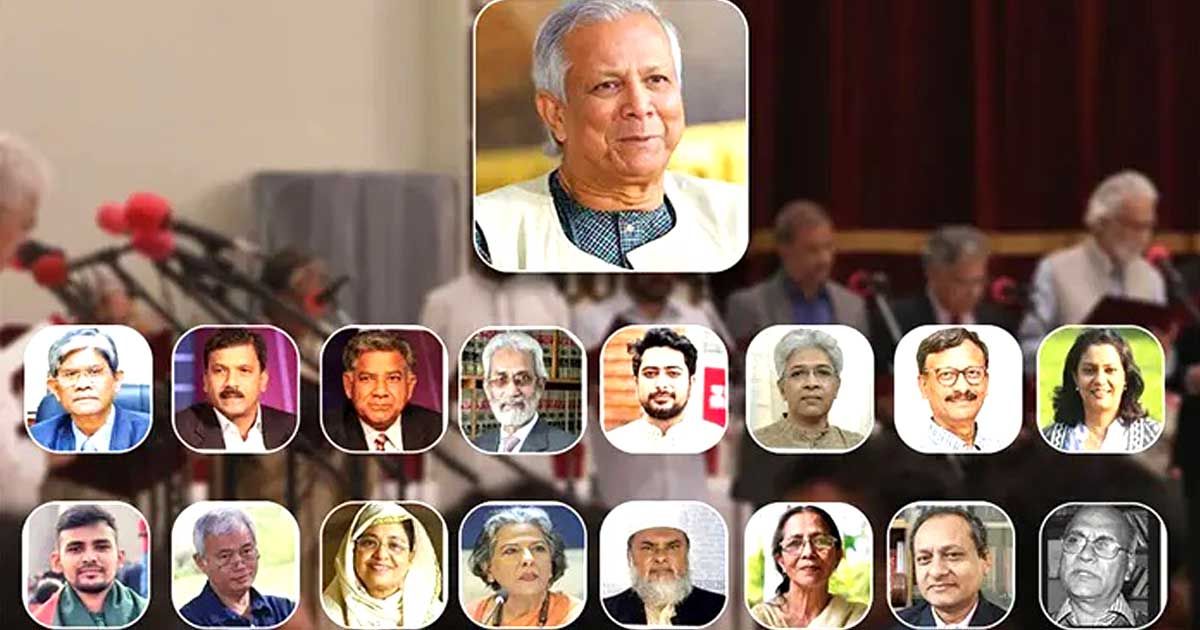 আট উপদেষ্টার দায়িত্ব পুনর্বণ্টন, দপ্তর পেলেন নতুন চারজন