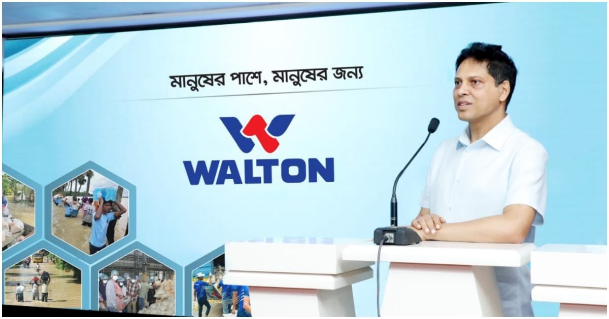 বন্যার্তদের পাশে থাকতে পরিবেশক, প্লাজা ও বিক্রয় প্রতিনিধিদের নির্দেশনা ওয়ালটন এমডির