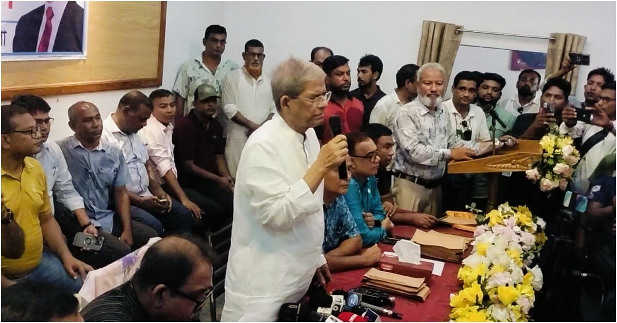 সেনাবাহিনীকে নির্বাহী ম্যাজিস্ট্রেটের ক্ষমতা পুনর্বিবেচনার অনুরোধ ফখরুলের