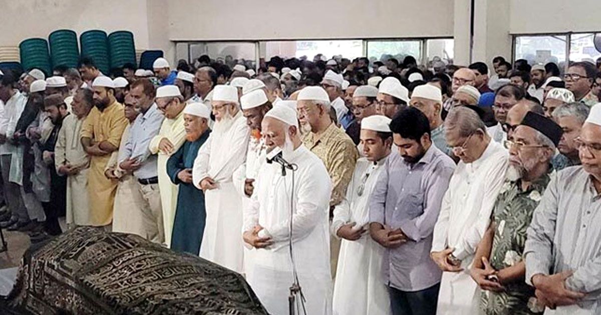 জাতীয় প্রেস ক্লাবে রুহুল আমিন গাজীর জানাজা অনুষ্ঠিত
