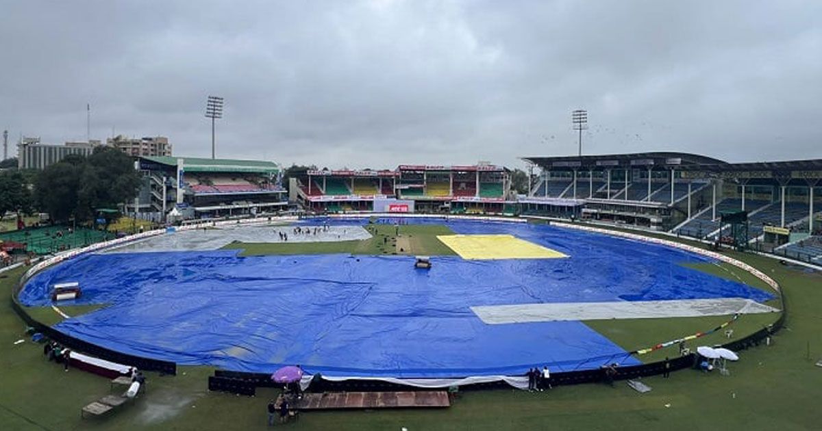 বৃষ্টিতে-ভেসে-গেল-কানপুর-টেস্টের-দ্বিতীয়-দিন