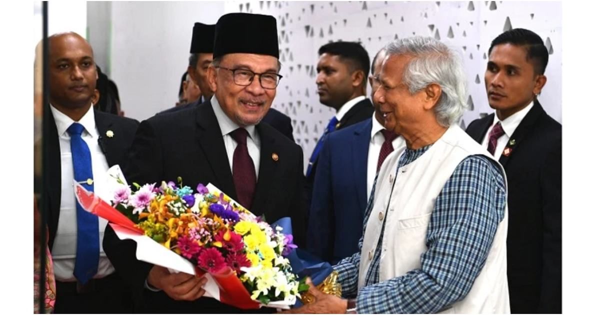 মালয়েশিয়ার-প্রধানমন্ত্রী-ঢাকায়-স্বাগত-জানালেন-প্রধান-উপদেষ্টা