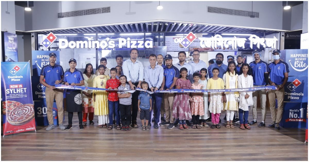 সিলেটে ৩৫তম রেস্তোরাঁ খুলেছে ডোমিনোজ পিৎজা