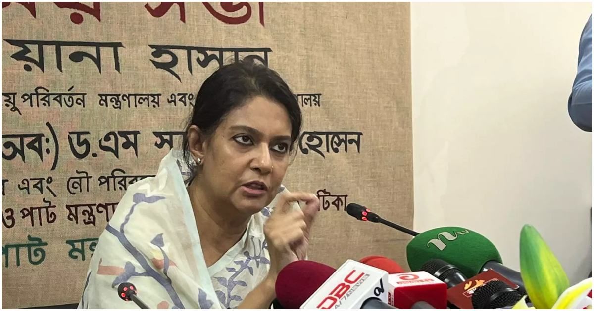 কোনো দল নিষিদ্ধের বিষয়ে উপদেষ্টা পরিষদে আলোচনা হয়নি: রিজওয়ানা