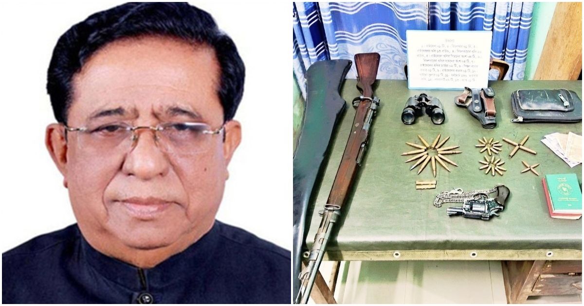 খুলনা জেলা আ.লীগ সভাপতির বাড়ি থেকে অস্ত্র-গুলি উদ্ধার