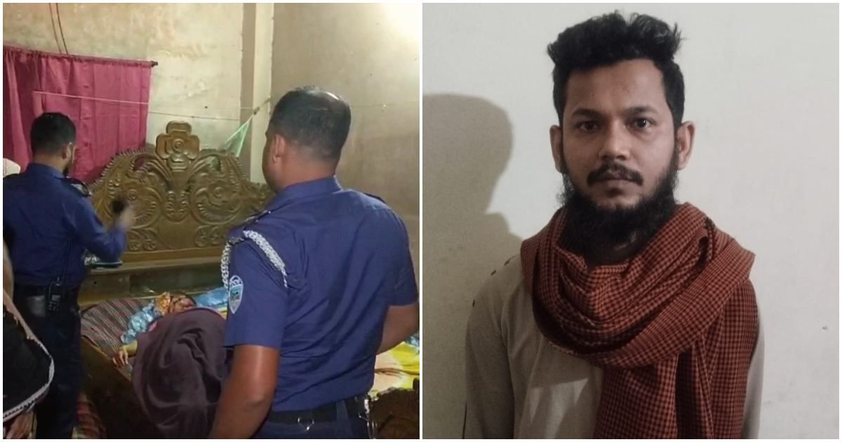 মাকে-কুপিয়ে-হত্যা-করে-থানায়-যুবক