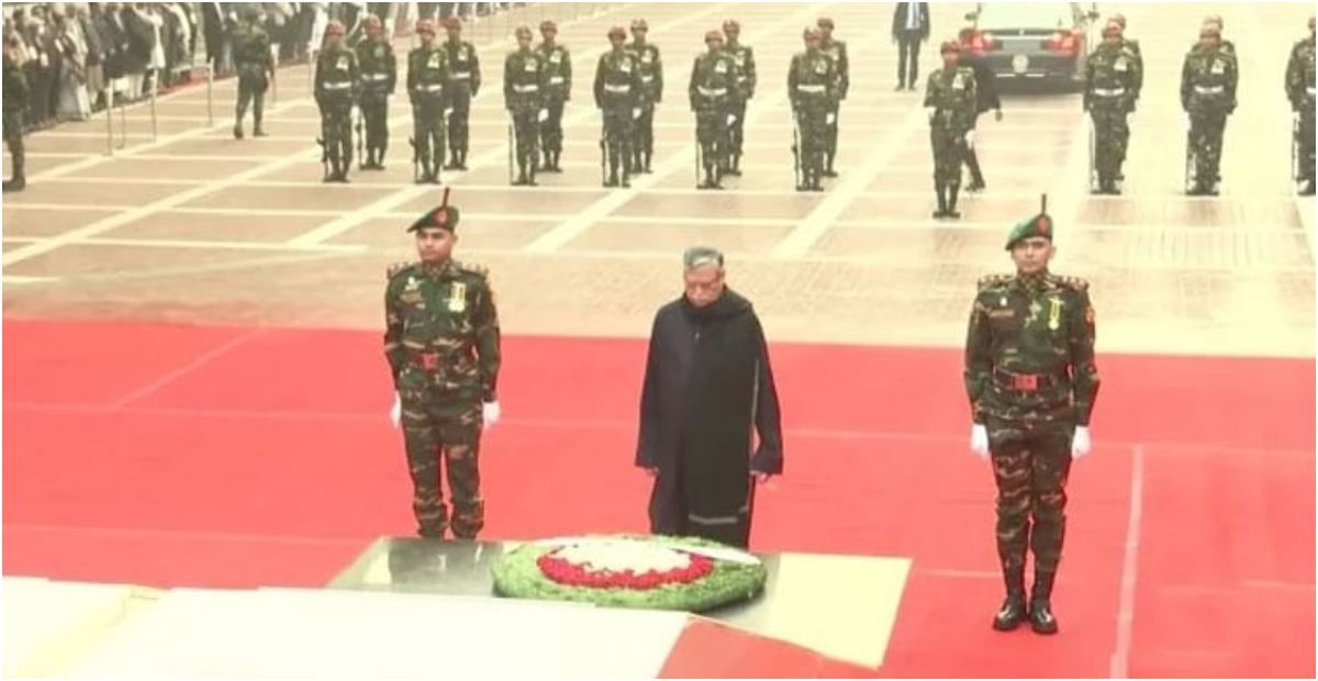 শহীদ বুদ্ধিজীবীদের প্রতি রাষ্ট্রপতির শ্রদ্ধা 