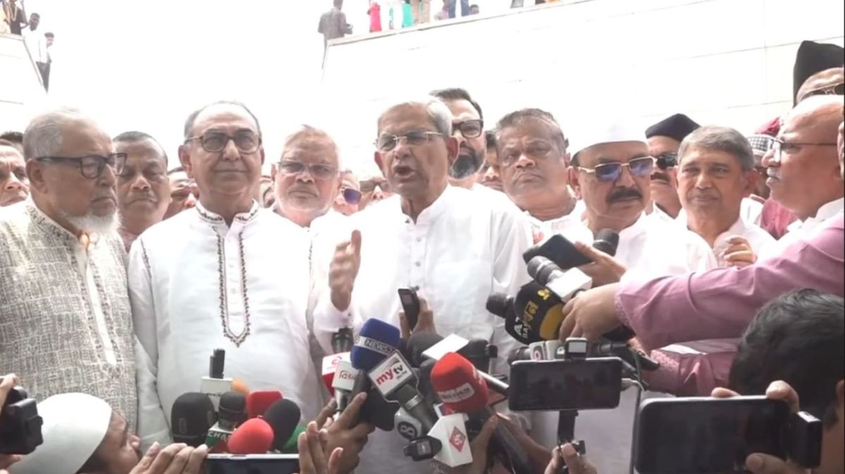 আমরা মুক্ত পরিবেশে ঈদ পালন করছি: মির্জা ফখরুল