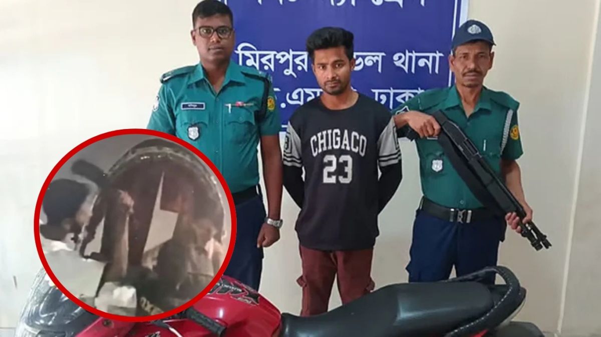 চাপাতি ঠেকিয়ে ছিনতাইয়ের ঘটনায়
গ্রেপ্তার ১