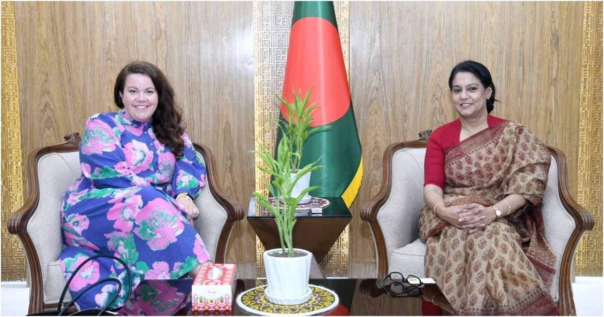পরিবেশ উপদেষ্টার সাথে নরওয়ের স্টেট সেক্রেটারির বৈঠক