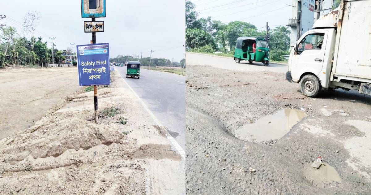 Sylhet-Dhaka-highway-traffic-is-increasing-in-misery